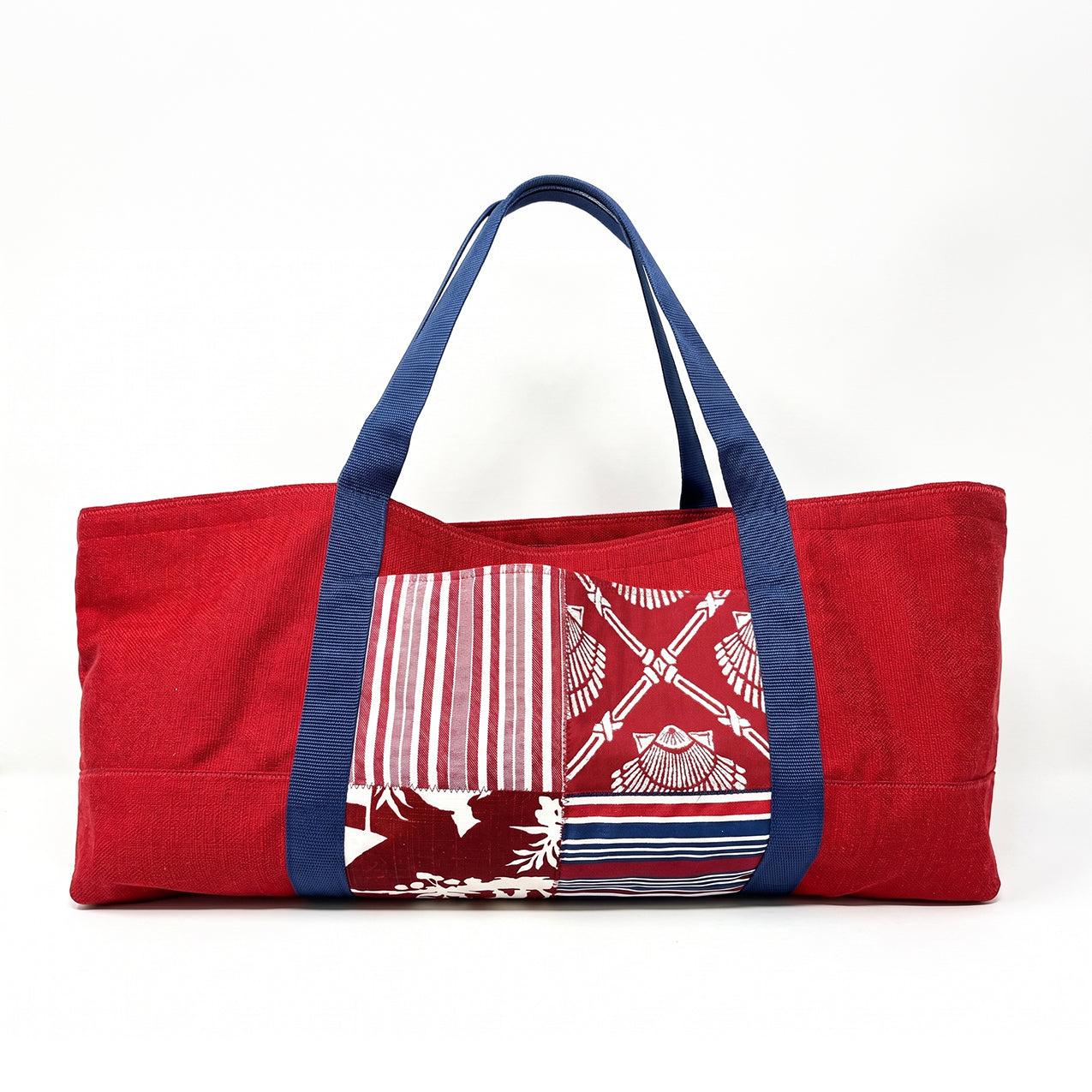 Yoga Mat Bag - Red White & Blue with outside pocket
